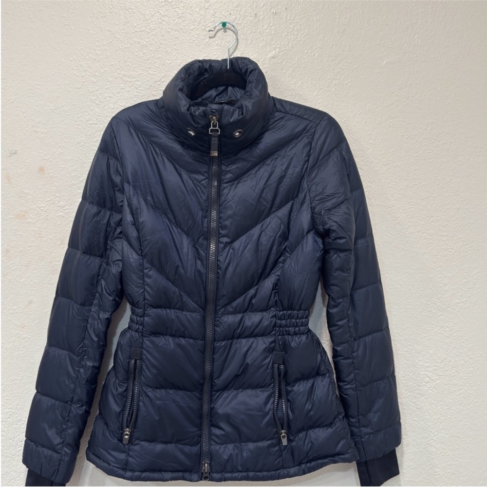 Athleta Dark Blue Puffer Jacket